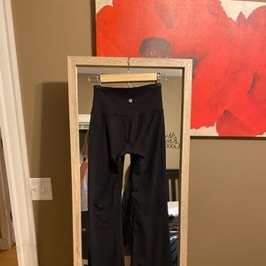 Black Lululemon Boot Cut Yoga Pant